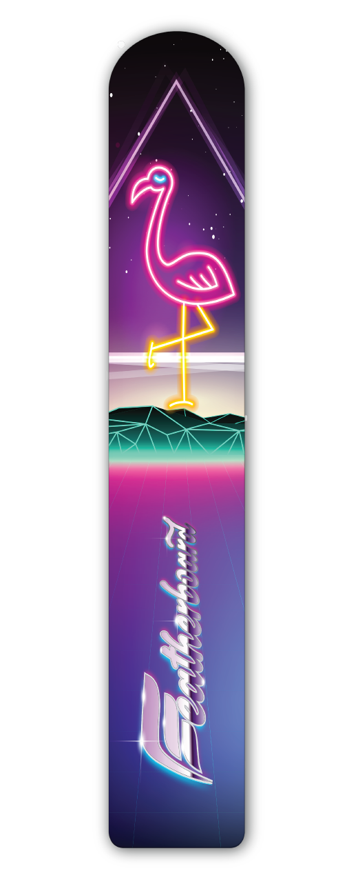 Featherboard 12" Flamingo