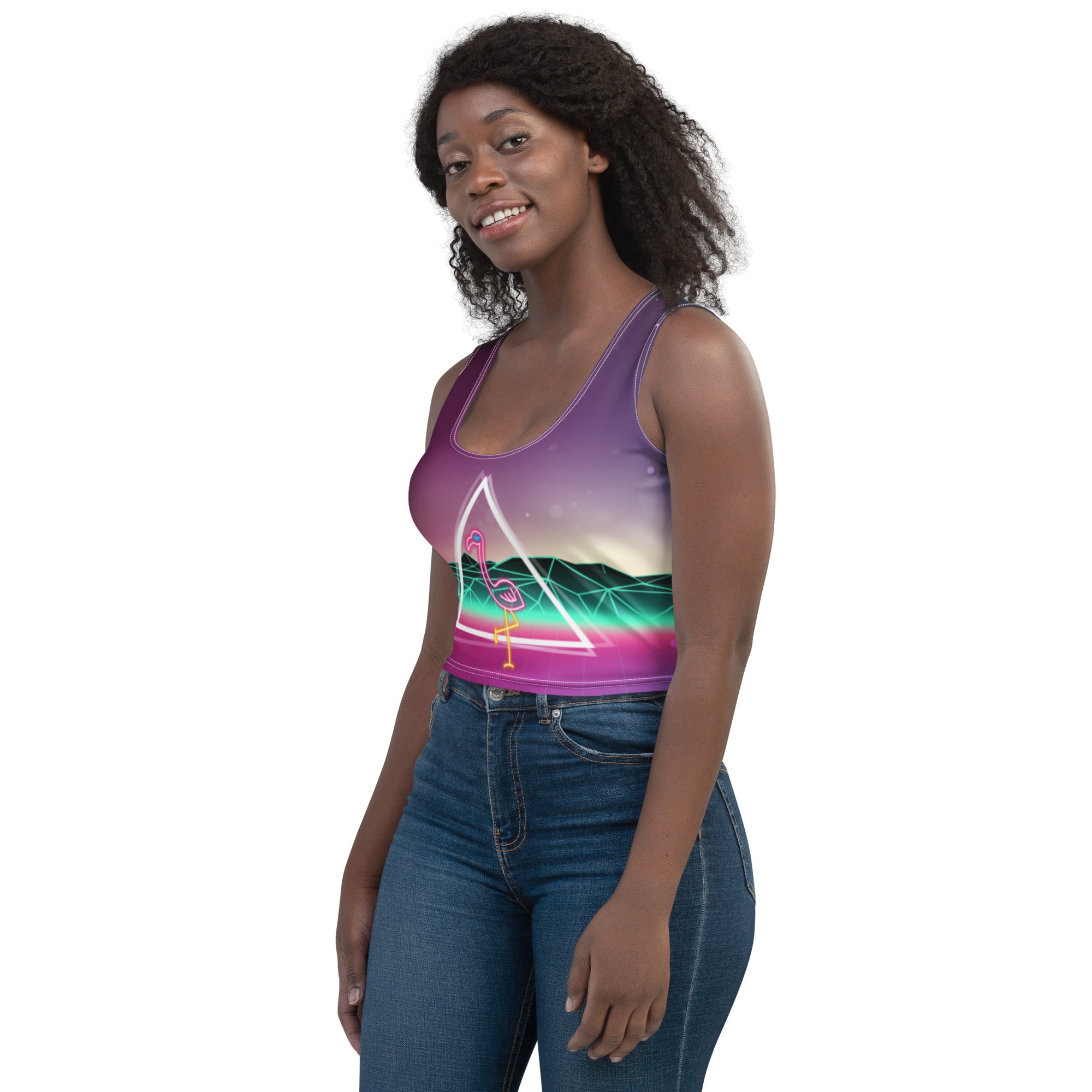Once a Neon Time Crop Tank