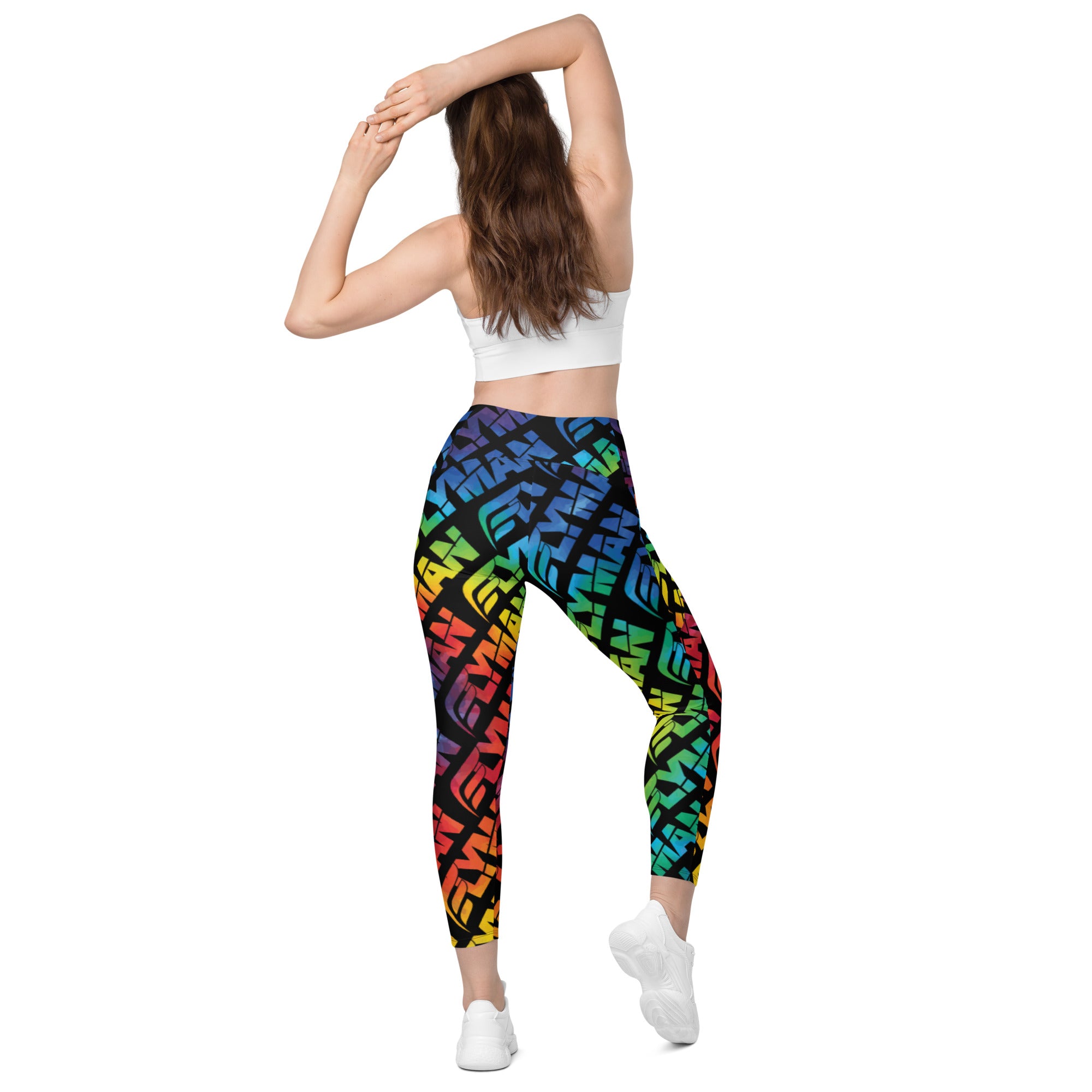 Flyman Tie Crossover leggings with pockets