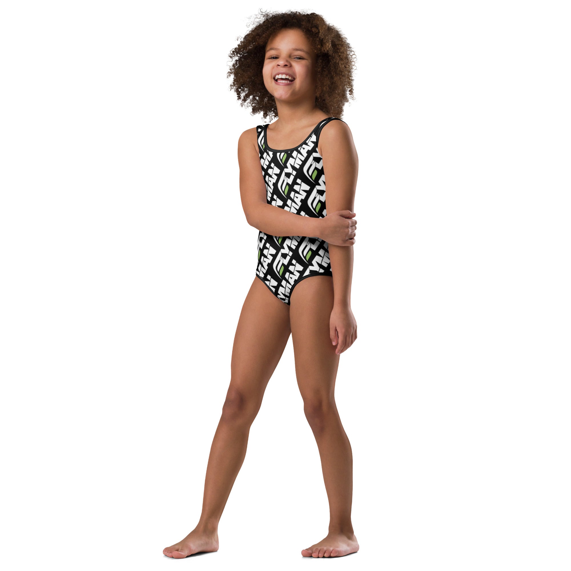 Flyman Print Child Swimsuit