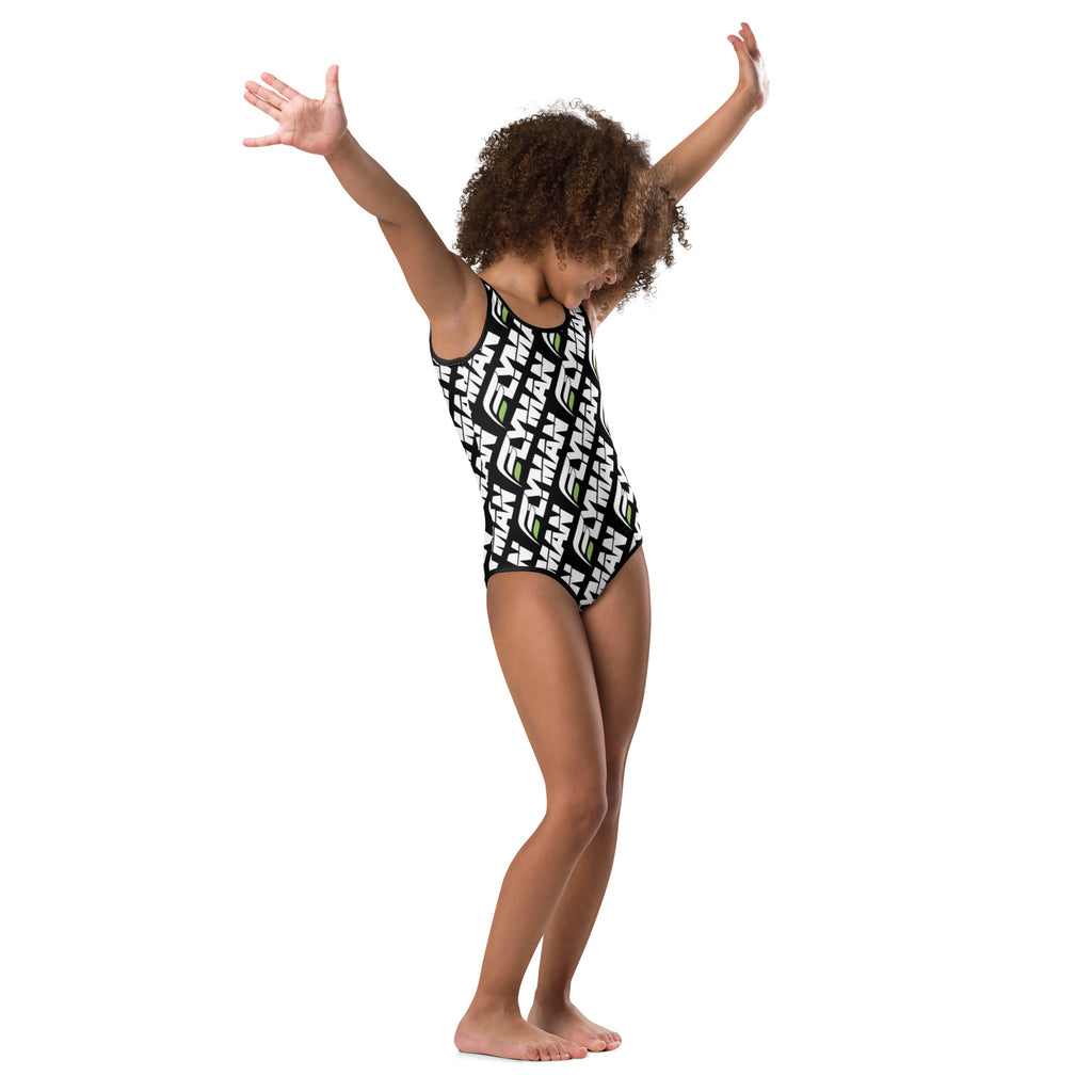 Flyman Print Child Swimsuit