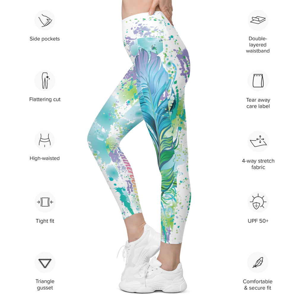OG Feather Leggings with Pockets
