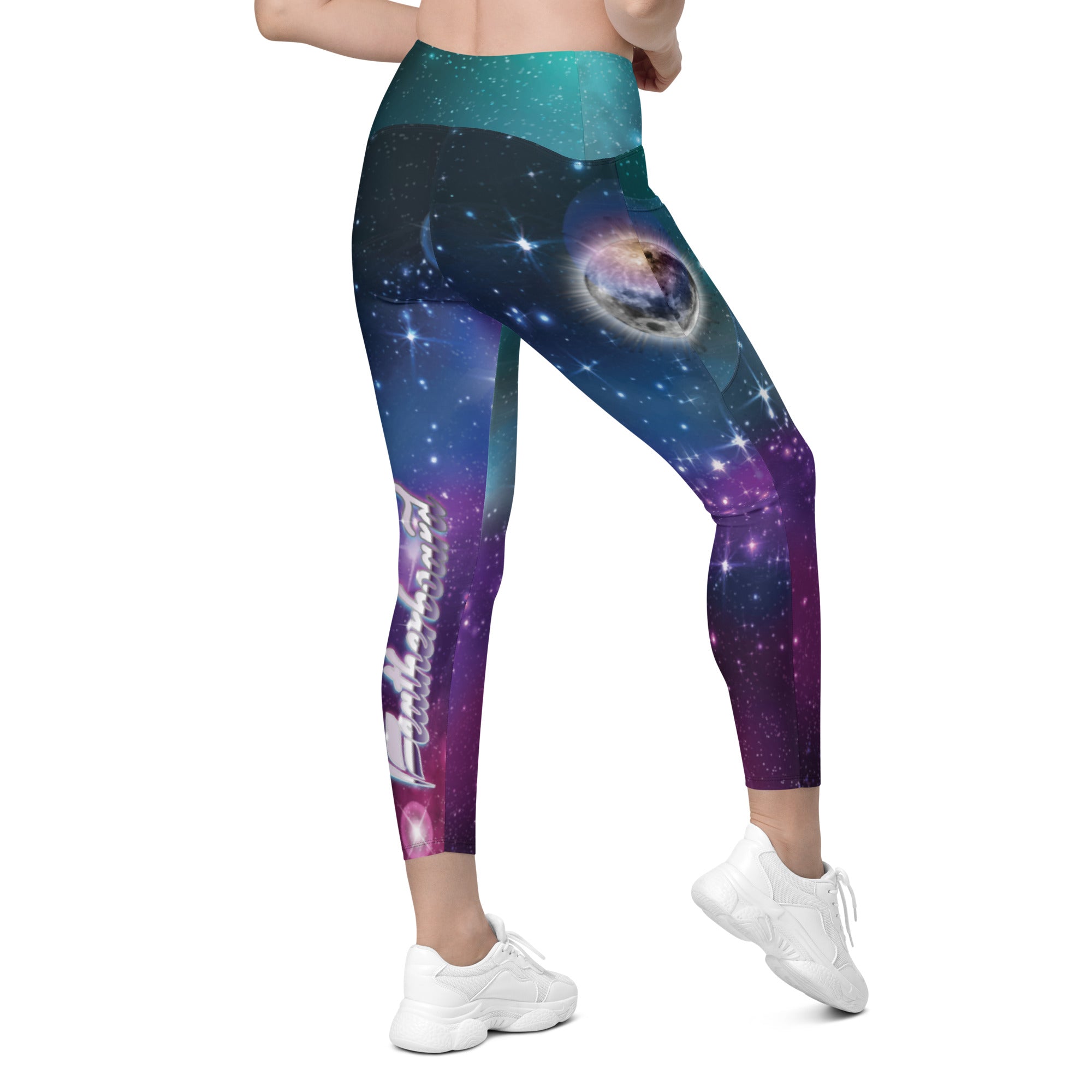 To The Moon Women's Leggings with Pockets