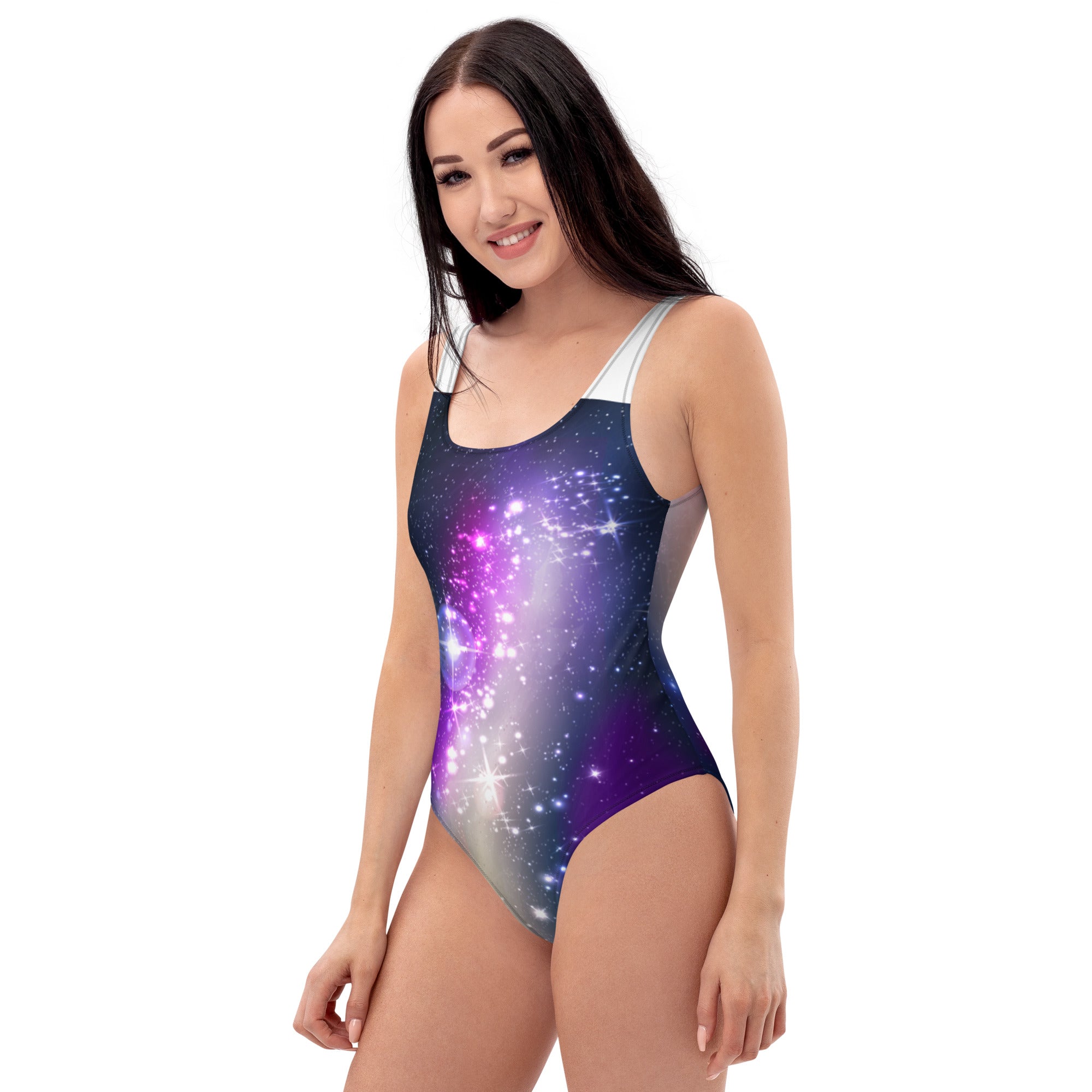 To The Moon Women's One-Piece Swimsuit