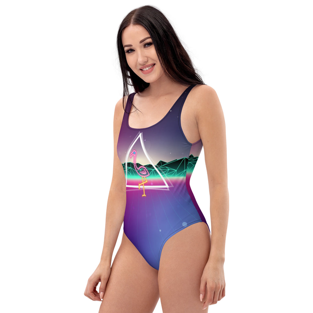 Once A Neon Time Women's One-Piece Swimsuit