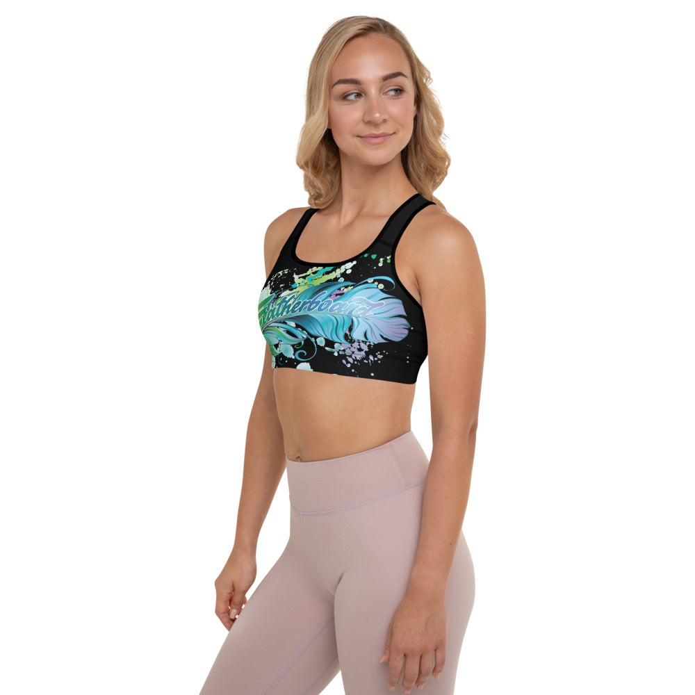 Feather Padded Sports Bra