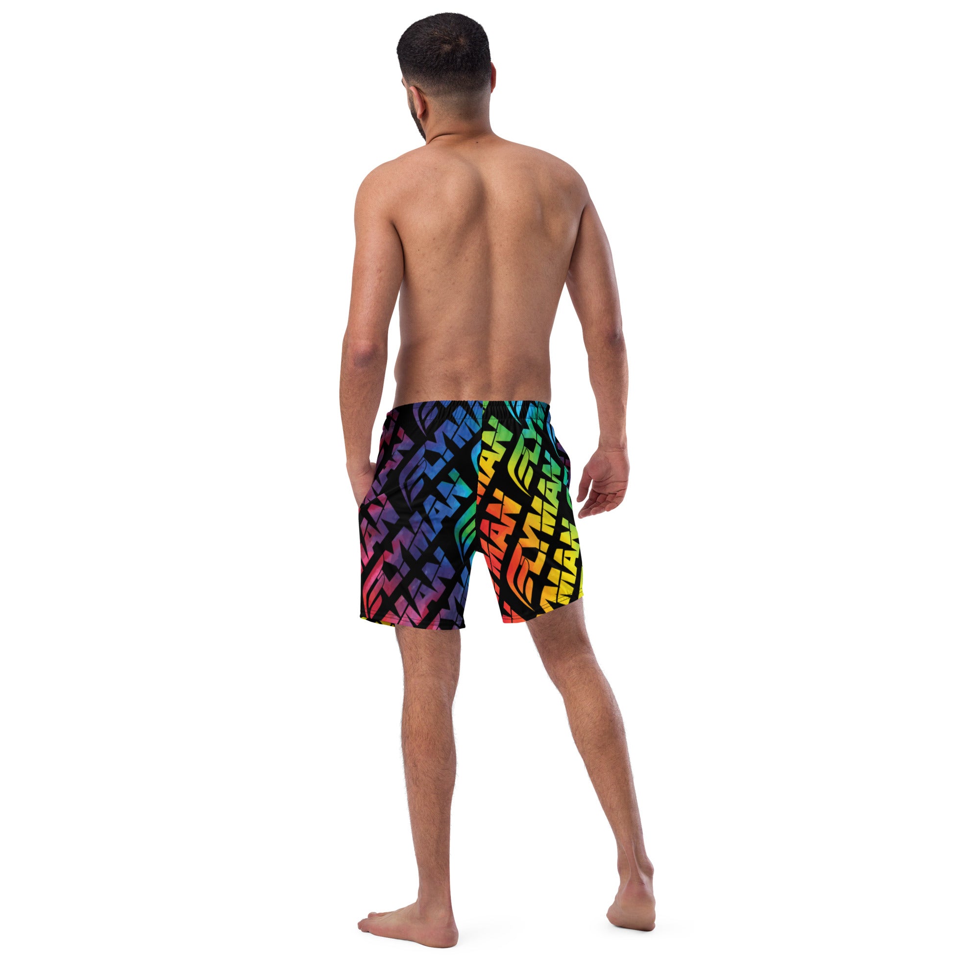 Flyman Tie Dye Men's swim trunks