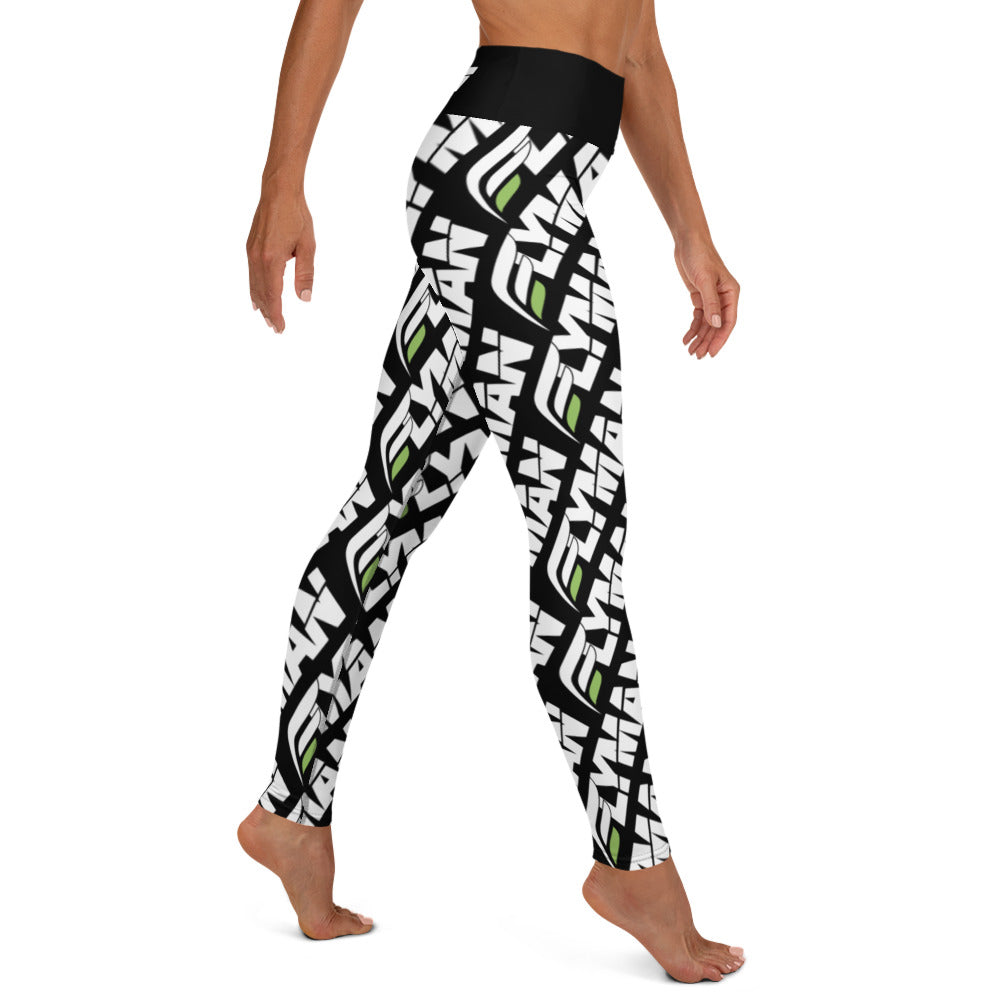 Flyman All-Over Print Leggings with Pocket