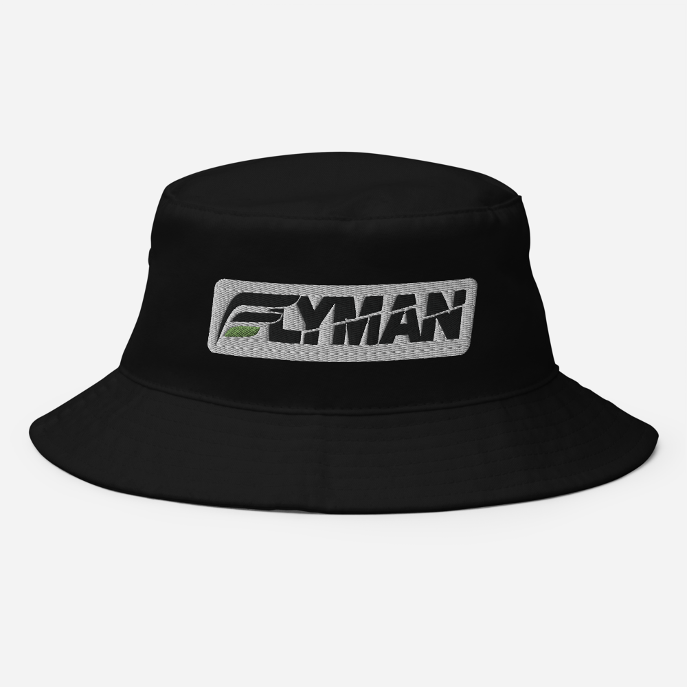 Flyman Embroidered Bucket Hat