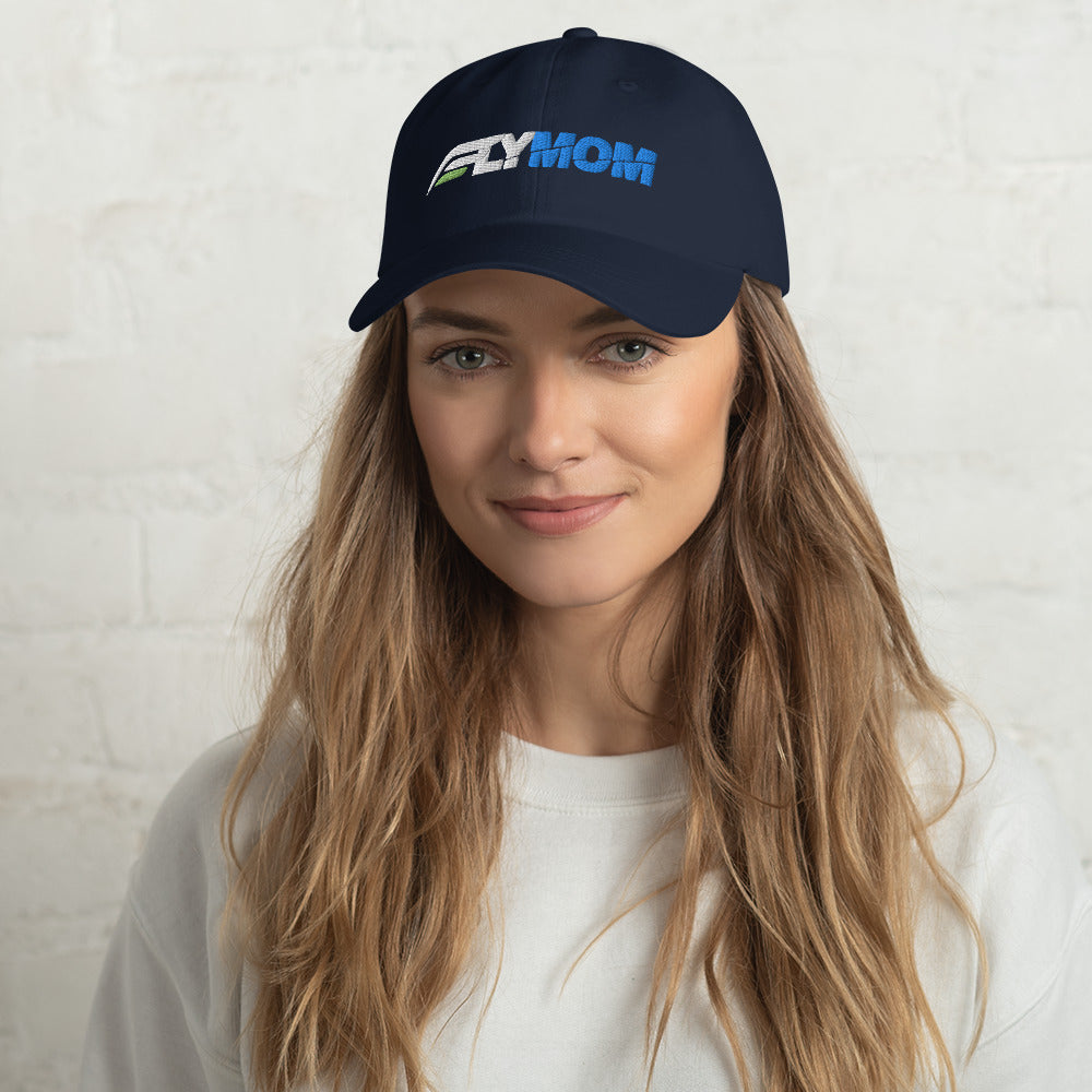 FlyMOM Classic Embroidered Baseball Hat