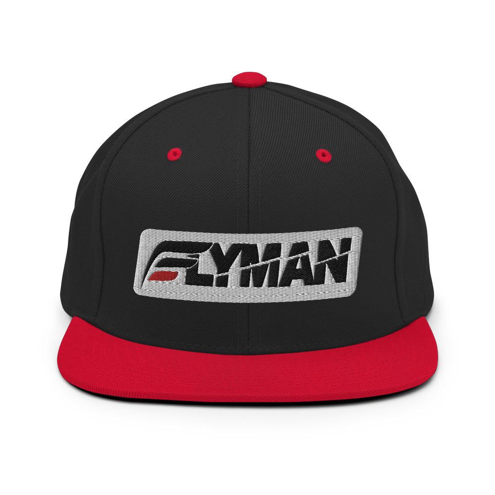 Flyman Embroidered Snapback Hat
