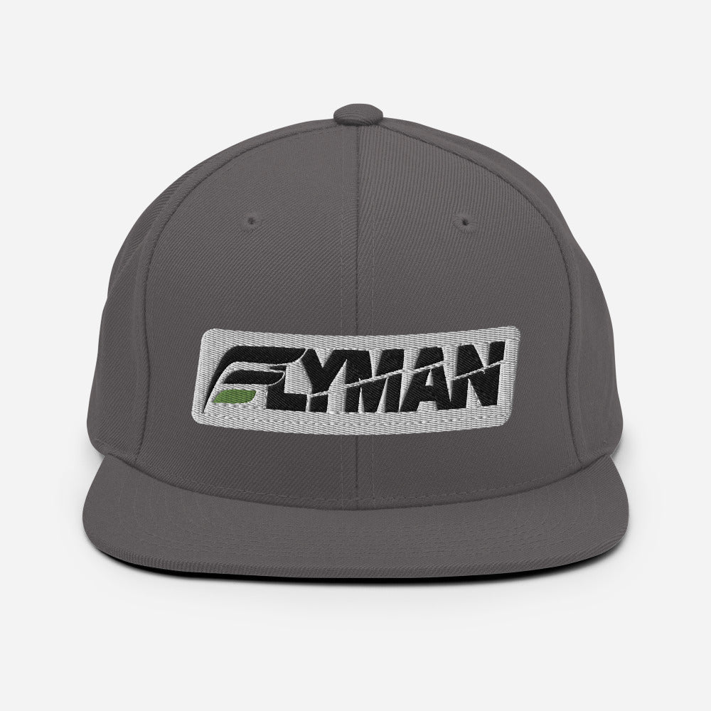 Flyman Embroidered Snapback Hat